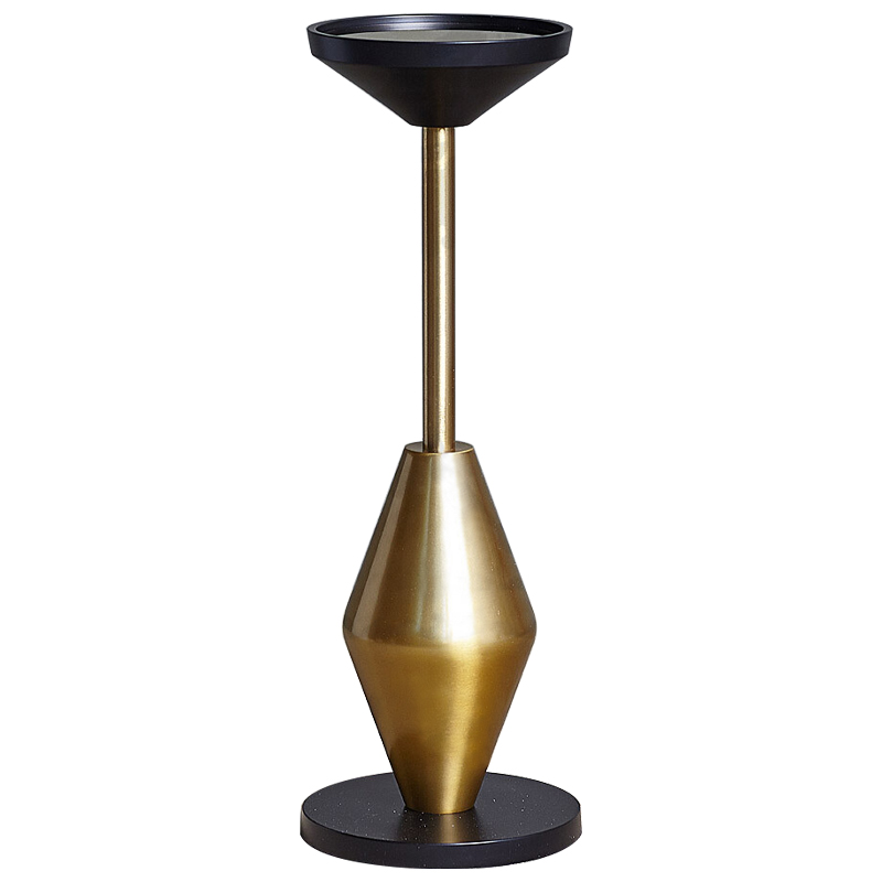 Приставной стол Omondi Side Table Черный Латунь Приставной стол Omondi Side Table Черный Латунь в Волгограде | Loft Concept