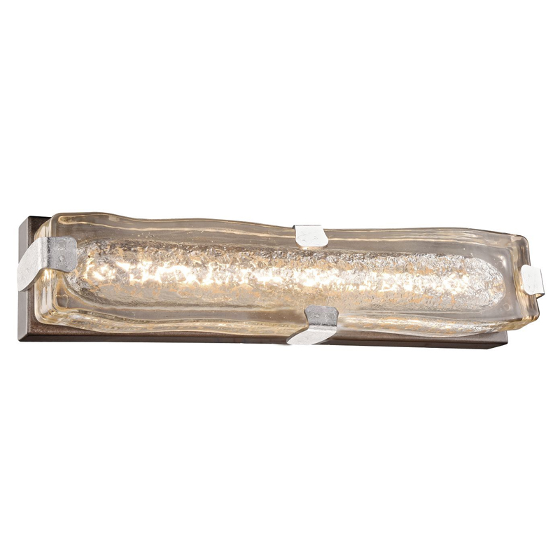 Бра с плафоном из выдувного муранского стекла Lumpio Silver Серебристый Коричневый Бра с плафоном из выдувного муранского стекла Lumpio Silver Серебристый Коричневый в Волгограде | Loft Concept