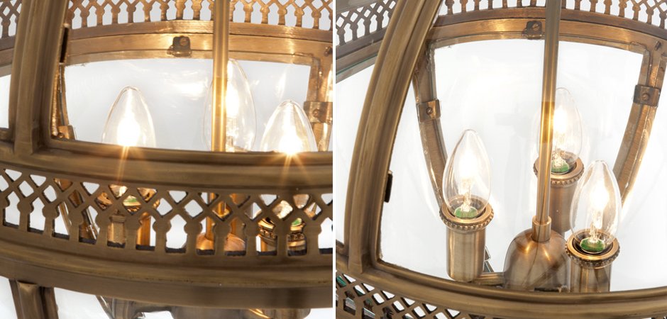 Люстра Lantern Residential Brass M Люстра Lantern Residential Brass M - Loft-Concept в Волгограде