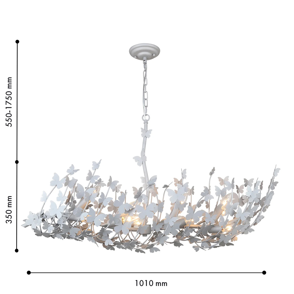 Люстра с абажуром оформленным в виде стаи бабочек Eternal Butterflies в Волгограде