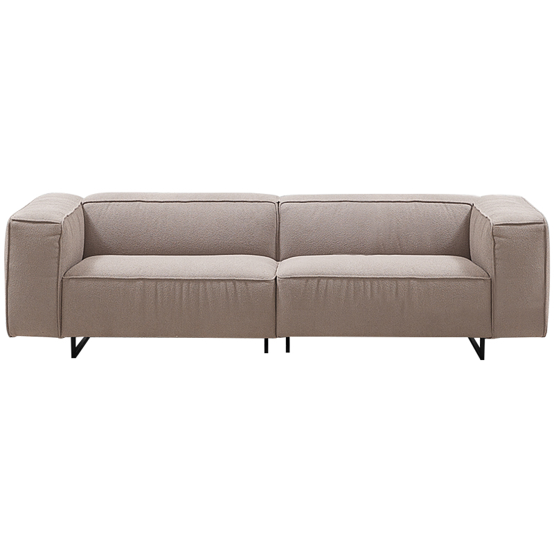 Диван Bastien Soft Beige Sofa Бежевый Черный Диван Bastien Soft Beige Sofa Бежевый Черный в Волгограде | Loft Concept
