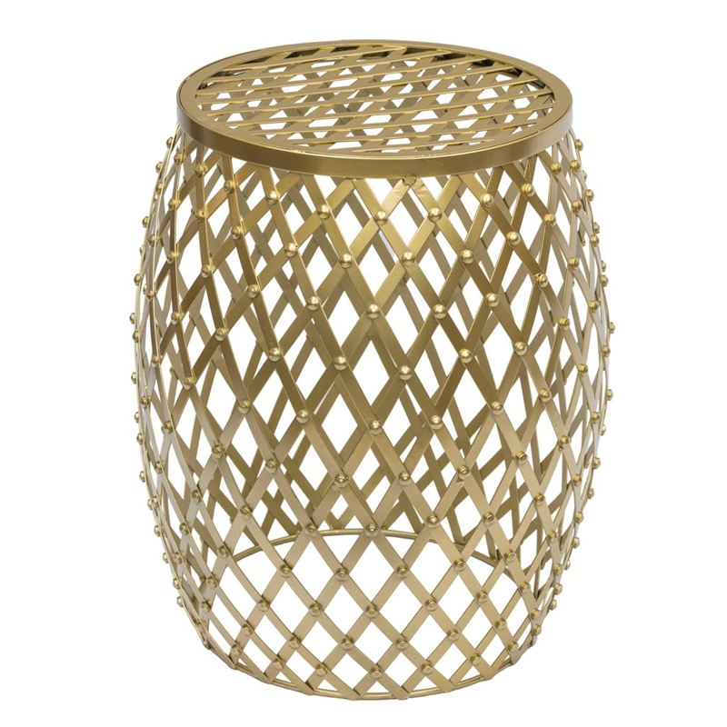 Табурет Stool Barrel Золотой Табурет Stool Barrel Золотой в Волгограде | Loft Concept