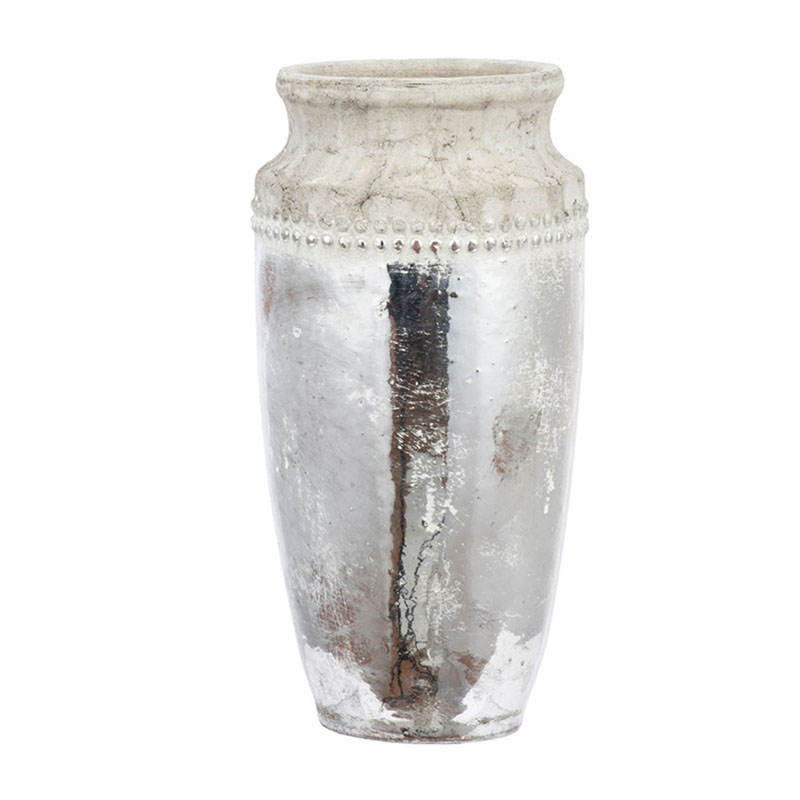 Ваза Vase Argenta silver 33 Серебряный Ваза Vase Argenta silver 33 Серебряный в Волгограде | Loft Concept