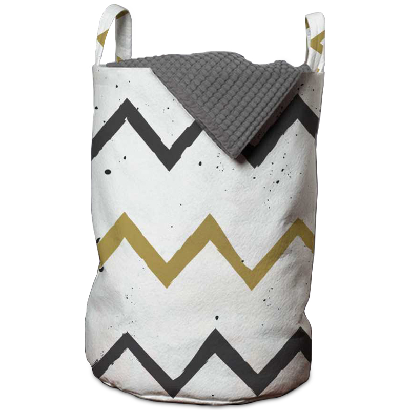 Корзина Chevron Basket Белый Горчичный Графит Корзина Chevron Basket Белый Горчичный Графит в Волгограде | Loft Concept