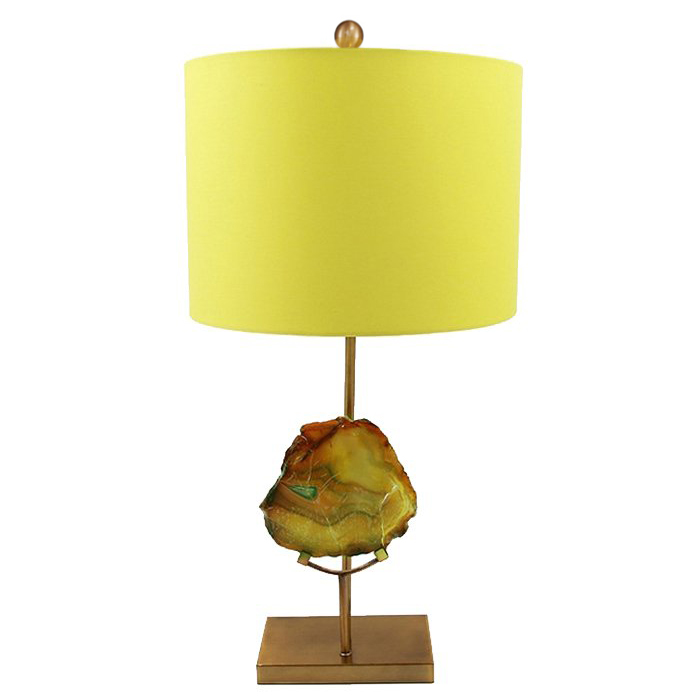 Настольная Лампа Agate Table Lamp Yellow Золотой Желтый Настольная Лампа Agate Table Lamp Yellow Золотой Желтый в Волгограде | Loft Concept