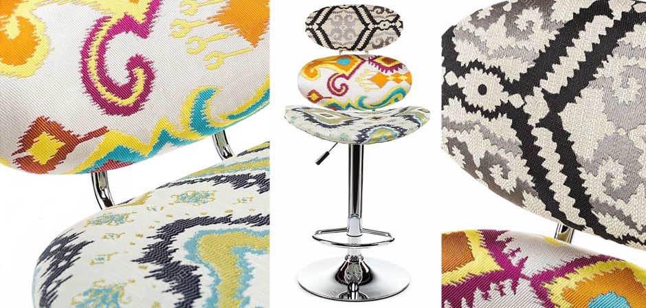 Барный стул Ikat Bar Stool Барный стул Ikat Bar Stool - Loft-Concept в Волгограде