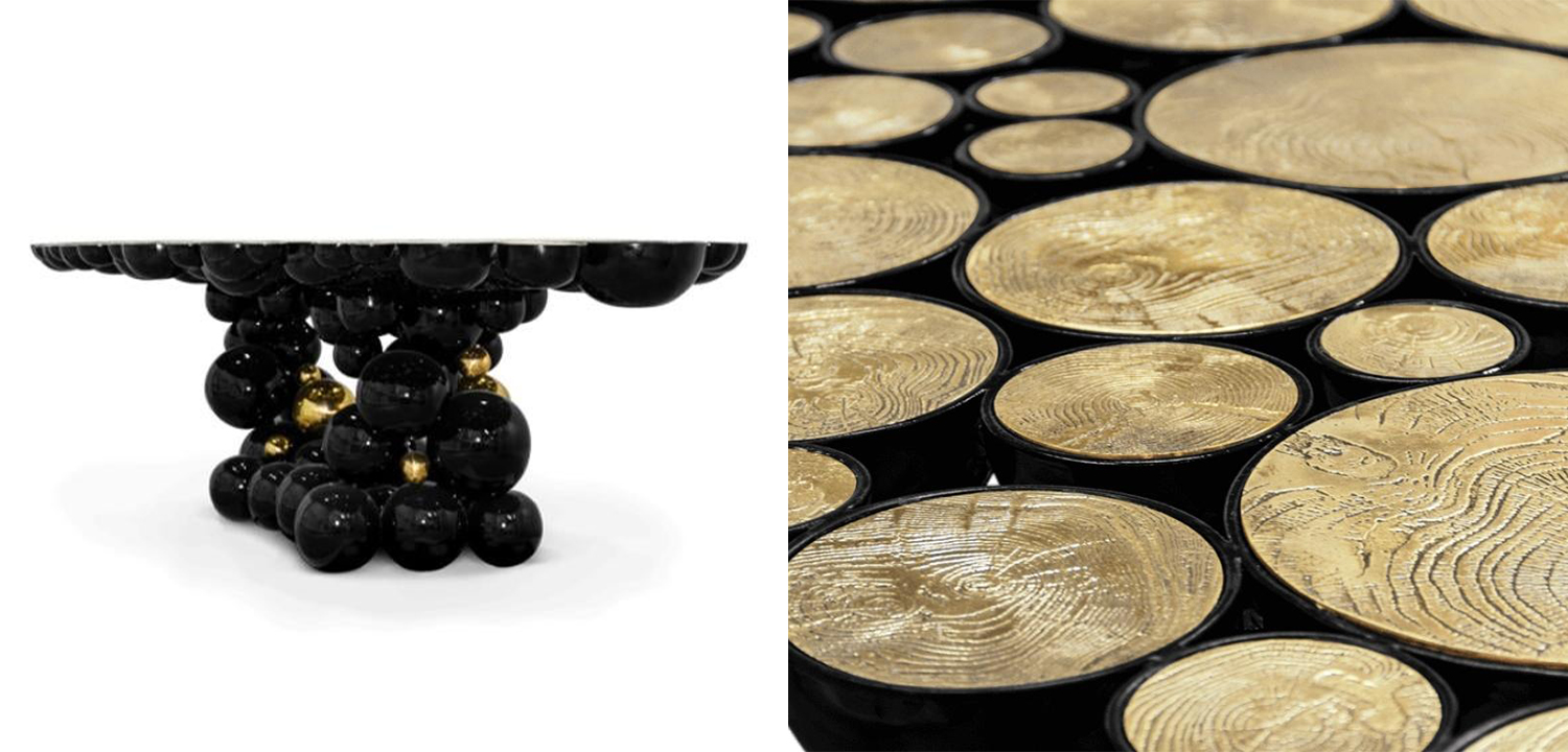 Обеденный стол Newton Dining Table in Black Lacquered Aluminum by Boca do Lobo - фото №2