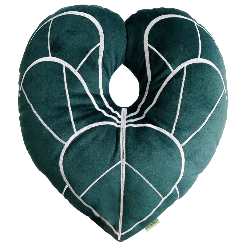 Декоративная подушка Botanical Cushion Anthurium Зеленый Белый Декоративная подушка Botanical Cushion Anthurium Зеленый Белый в Волгограде | Loft Concept