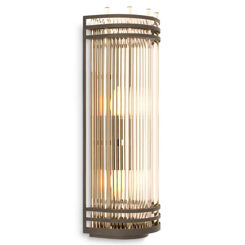 Бра Eichholtz Wall Lamp Gulf L Bronze Бронза Прозрачный Бра Eichholtz Wall Lamp Gulf L Bronze Бронза Прозрачный в Волгограде | Loft Concept