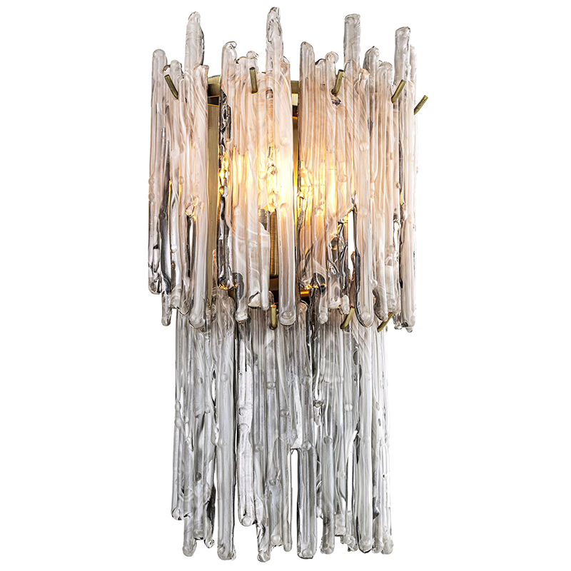 Бра Eichholtz Wall Lamp Saint Roch Double Латунь Прозрачное Стекло Стекло Смок Бра Eichholtz Wall Lamp Saint Roch Double Латунь Прозрачное Стекло Стекло Смок в Волгограде | Loft Concept
