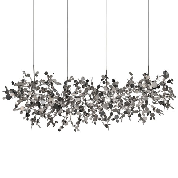 Люстра Terzani Argent Suspension Linear Хром в Волгограде | Loft Concept 