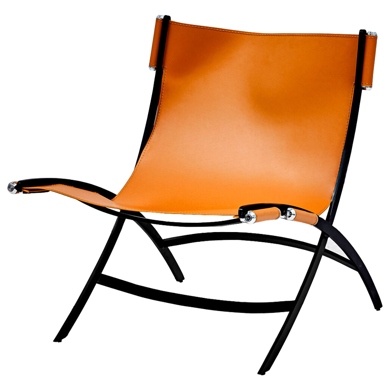 Кресло Ambre Chair Оранжевый Черный Кресло Ambre Chair Оранжевый Черный в Волгограде | Loft Concept