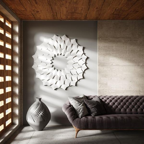 Гипсовая 3D Панель DRAGON SCALE - A B C D Гипсовая 3D Панель DRAGON SCALE - A B C D в Волгограде | Loft Concept