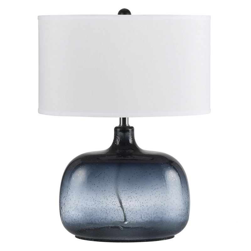 Настольная лампа Ozanne Table lamp Белый Темно-синий Настольная лампа Ozanne Table lamp Белый Темно-синий в Волгограде | Loft Concept