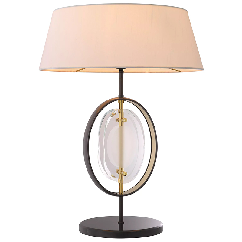 Настольная лампа Eichholtz Table Lamp Vincente Черный Золотой Кремовый Прозрачное Стекло Настольная лампа Eichholtz Table Lamp Vincente Черный Золотой Кремовый Прозрачное Стекло в Волгограде | Loft Concept