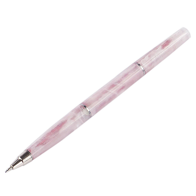 Ручка шариковая из натурального камня Кварц Розовый Stone Pens Розовый Серебряный Ручка шариковая из натурального камня Кварц Розовый Stone Pens Розовый Серебряный в Волгограде | Loft Concept