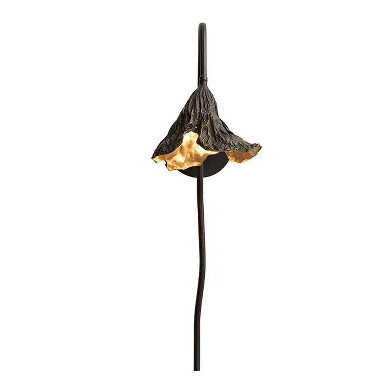 Настенный светильник Увядший Лотос Withering Lotus Lamp I Золотой Темная бронза Настенный светильник Увядший Лотос Withering Lotus Lamp I Золотой Темная бронза в Волгограде | Loft Concept