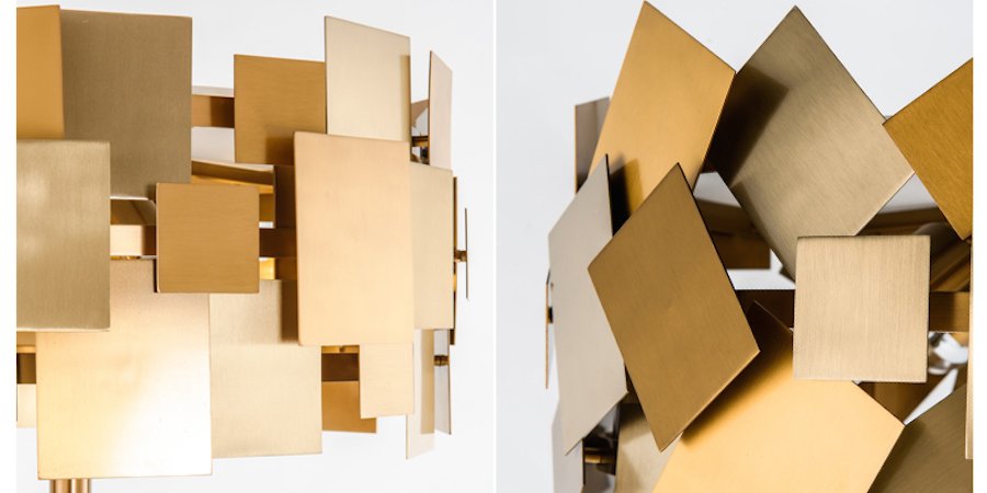 Торшер Gold Plate Floor Lamp Торшер Gold Plate Floor Lamp - Loft-Concept в Волгограде