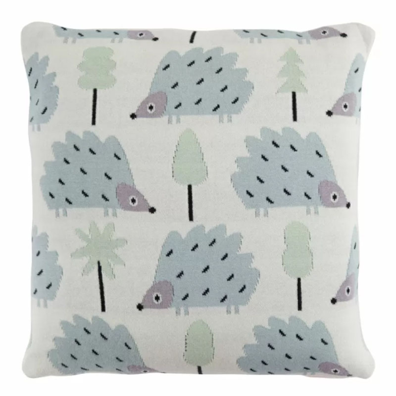 Подушка Blue Hedgehogs Мульти Подушка Blue Hedgehogs Мульти в Волгограде | Loft Concept
