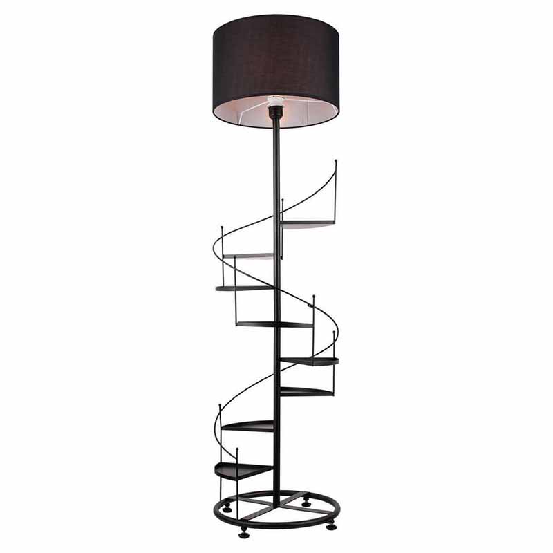 Торшер Spiral Staircase Floor Lamp Black Черный Торшер Spiral Staircase Floor Lamp Black Черный в Волгограде | Loft Concept