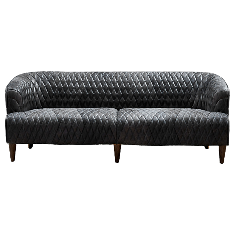 Диван Rhombuses Upholstery Graphite Sofa Графитовый Диван Rhombuses Upholstery Graphite Sofa Графитовый в Волгограде | Loft Concept
