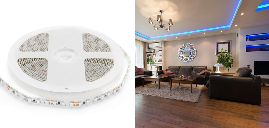 Светодиодная лента 9,6W/m 120LED/m 3528SMD синий 5M Светодиодная лента 9,6W/m 120LED/m 3528SMD синий 5M - Loft-Concept в Волгограде
