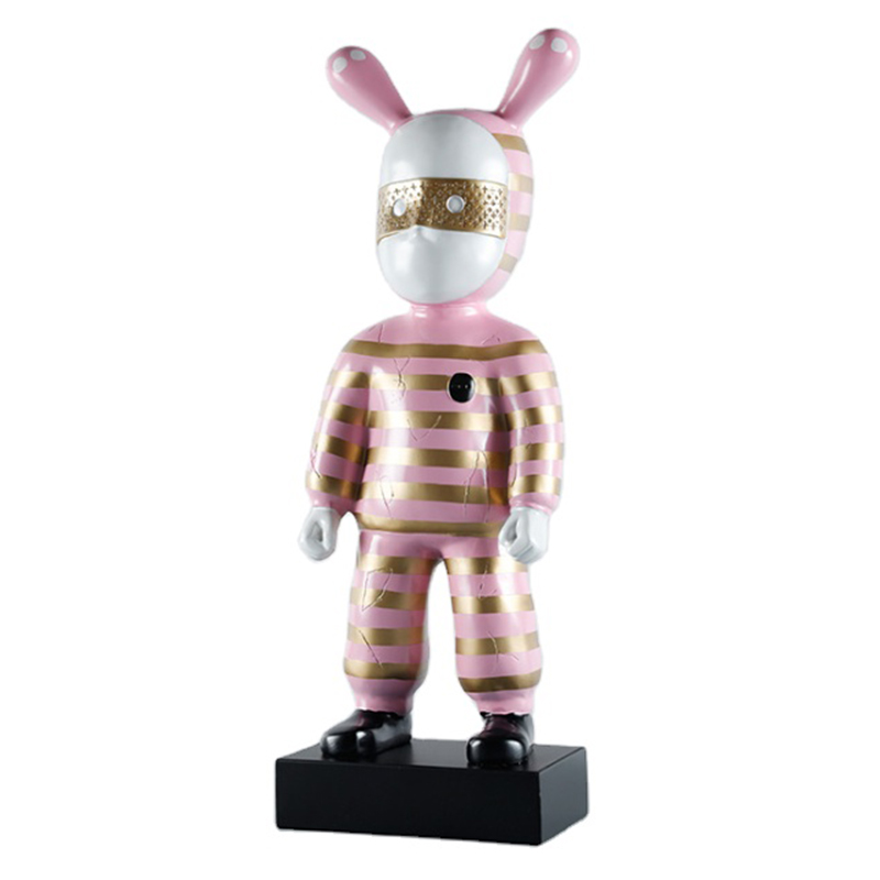 Rolito Large Figurine Pink Розовый Черный Золотой Rolito Large Figurine Pink Розовый Черный Золотой в Волгограде | Loft Concept