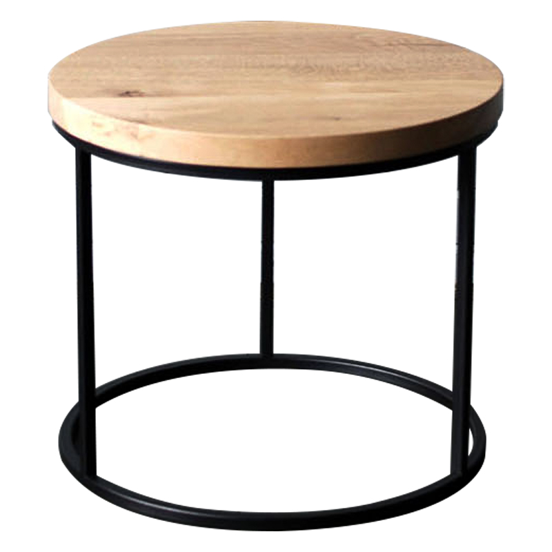 Кофейный стол Aston Industrial Metal Rust Coffee Table Светлый дуб Черный Кофейный стол Aston Industrial Metal Rust Coffee Table Светлый дуб Черный в Волгограде | Loft Concept