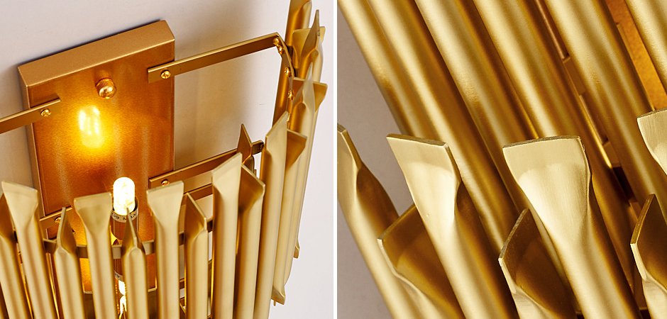 Бра MATHENY III WALL LAMP by DELIGHTFULL Gold Бра MATHENY III WALL LAMP by DELIGHTFULL Gold - Loft-Concept в Волгограде