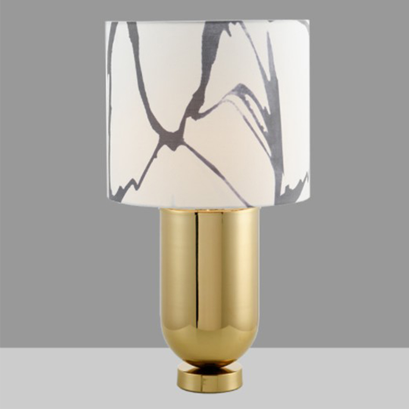 Настольная лампа Adeline Gold Table Lamp Золотой Белый Настольная лампа Adeline Gold Table Lamp Золотой Белый в Волгограде | Loft Concept