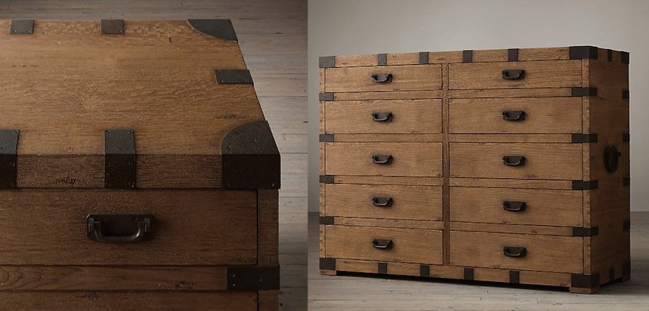 Комод в винтажном стиле Vintage Antique Oak Big Комод в винтажном стиле Vintage Antique Oak Big - Loft-Concept в Волгограде