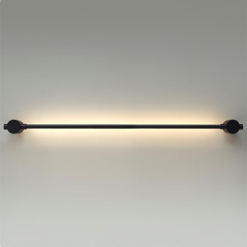 Черное светодиодное бра Trumpet tube Wide Черный матовый Черный в Волгограде | Loft Concept 