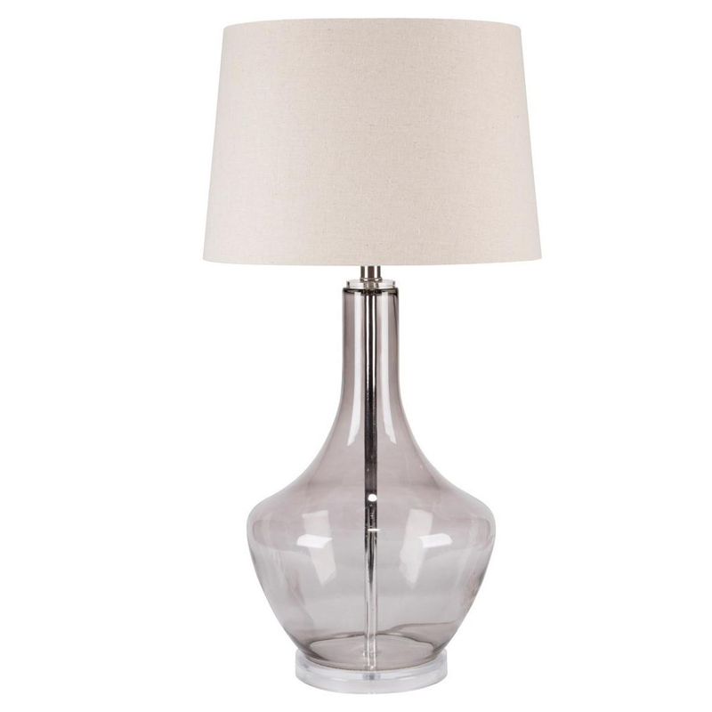 Настольная лампа Fantina Table lamp gray Белый Светло-серый Настольная лампа Fantina Table lamp gray Белый Светло-серый в Волгограде | Loft Concept