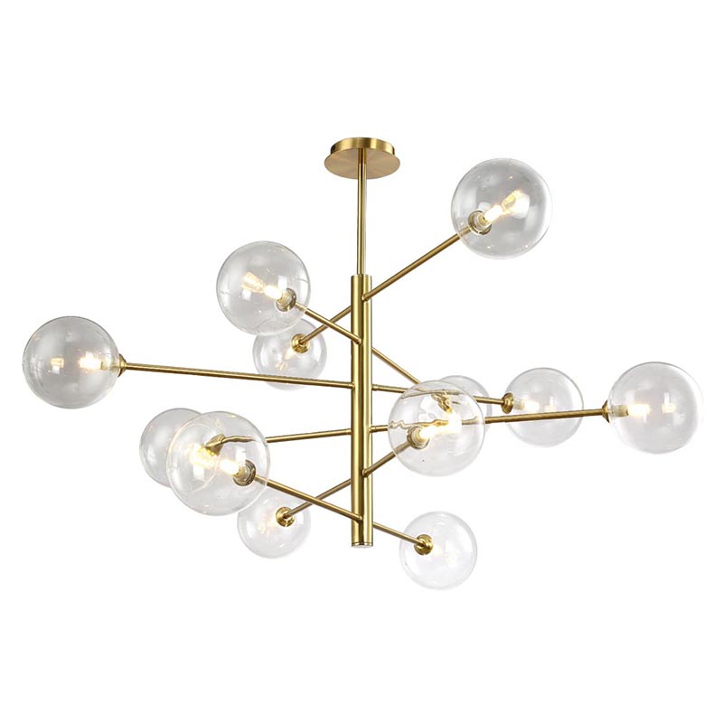 Люстра Gallotti & Radice Chandelier Gold 12 Глянцевое золото Люстра Gallotti & Radice Chandelier Gold 12 Глянцевое золото в Волгограде | Loft Concept