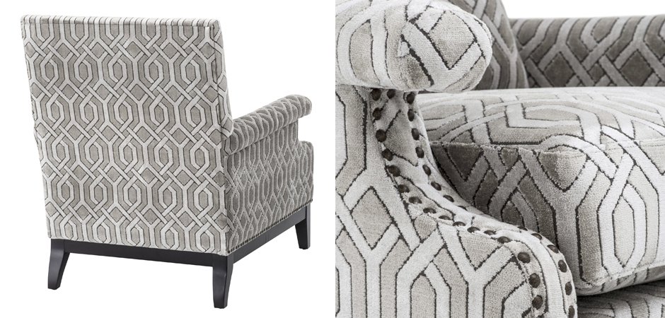 Кресло Eichholtz Chair Goldoni Grey Кресло Eichholtz Chair Goldoni Grey - Loft-Concept в Волгограде