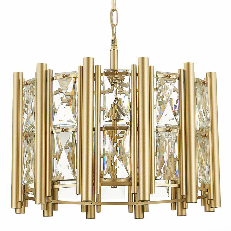 Люстра Rivelen Chandelier D50 Золотой Шампань Прозрачное Стекло Люстра Rivelen Chandelier D50 Золотой Шампань Прозрачное Стекло в Волгограде | Loft Concept