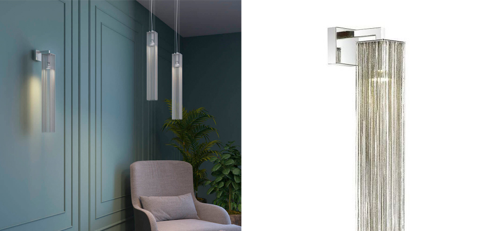 Бра Atlantis Chain Nickel One Sconces Бра Atlantis Chain Nickel One Sconces - Loft-Concept в Волгограде