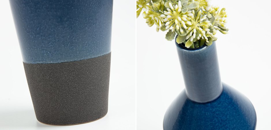 Ваза Blue Craquelure Ваза Blue Craquelure - Loft-Concept в Волгограде