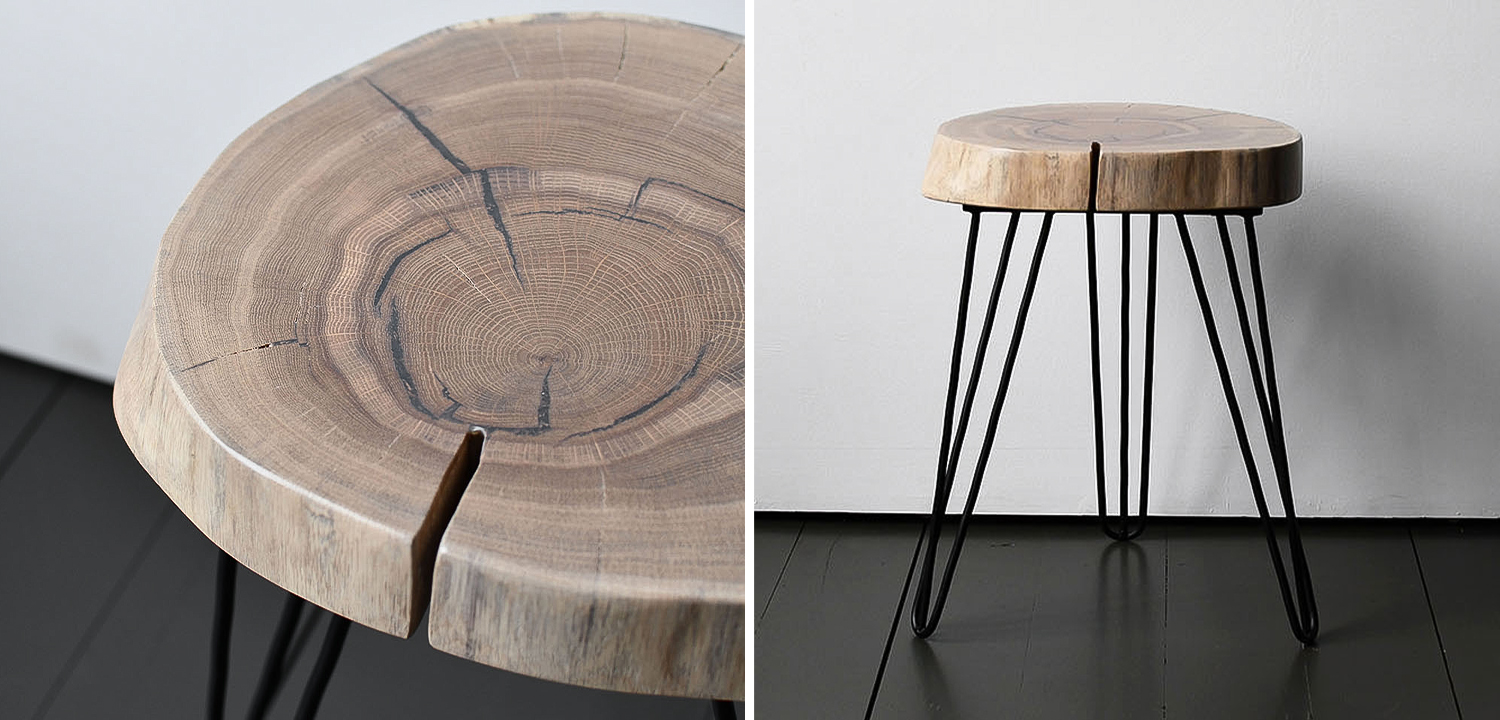 Приставной стол Aariz Industrial Metal Rust Side Table - фото