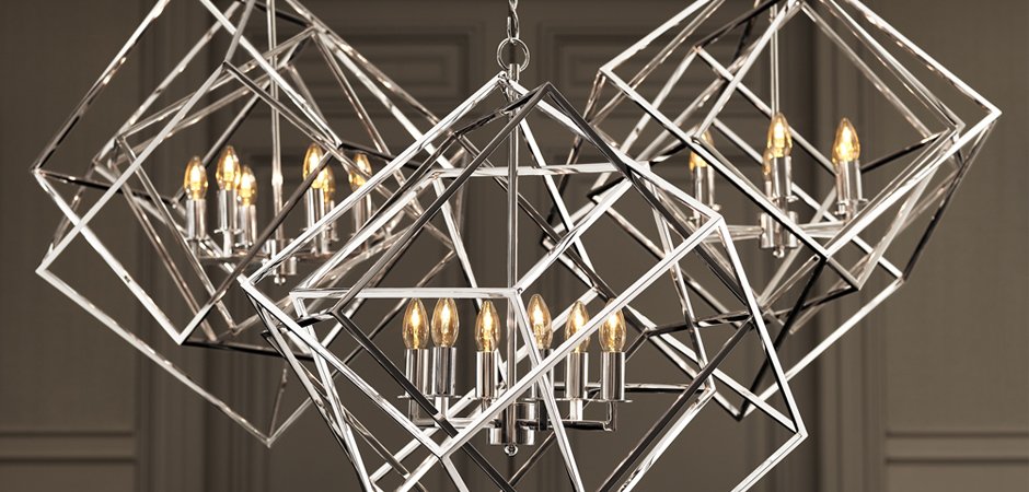 Подвесной светильник КУБ Matrix цвет Nickel Подвесной светильник КУБ Matrix цвет Nickel - Loft-Concept в Волгограде
