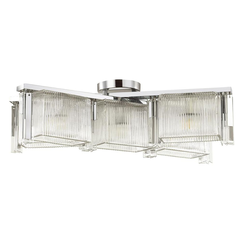 Люстра Madelen Chrome Chandelier 5 Хром Прозрачный (Transparent) Люстра Madelen Chrome Chandelier 5 Хром Прозрачный (Transparent) в Волгограде | Loft Concept