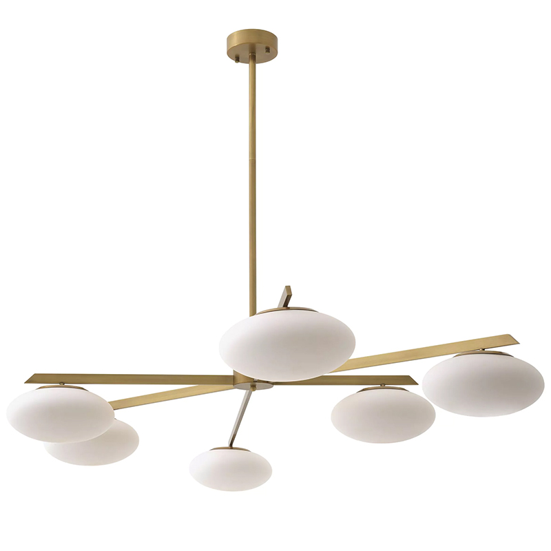Люстра Eichholtz Chandelier Evergreen L Латунь Белый Люстра Eichholtz Chandelier Evergreen L Латунь Белый в Волгограде | Loft Concept