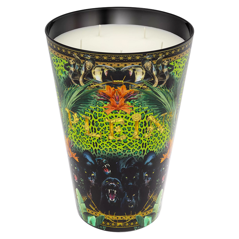 Свеча Philipp Plein Candle Jungle XL Черный Мульти в Волгограде | Loft Concept 