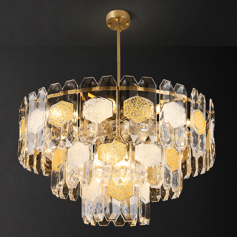 Люстра Oswalda Round Chandelier Золотой Люстра Oswalda Round Chandelier Золотой в Волгограде | Loft Concept
