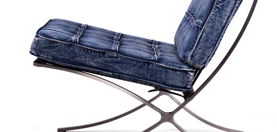 Кресло Barcelona Denim Кресло Barcelona Denim - Loft-Concept в Волгограде