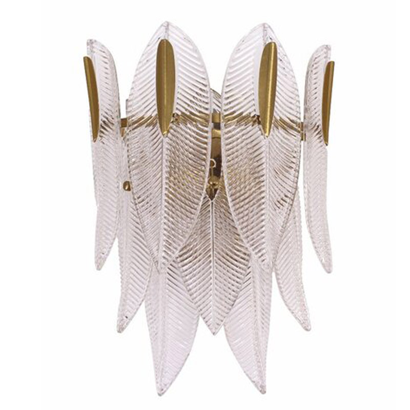 Бра Textured Glass Petals Sconce Бронза Бра Textured Glass Petals Sconce Бронза в Волгограде | Loft Concept