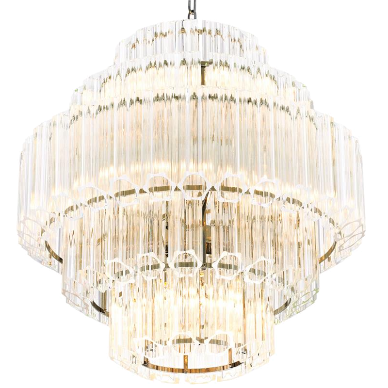 Люстра Chandelier Vittoria S Clear Никель Прозрачный (Transparent) Люстра Chandelier Vittoria S Clear Никель Прозрачный (Transparent) в Волгограде | Loft Concept