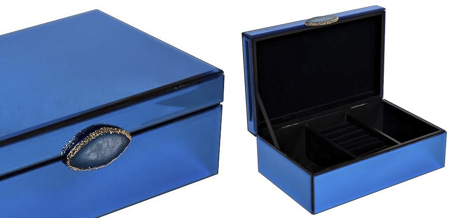 Шкатулка Blue Surprise Parallelepiped Шкатулка Blue Surprise Parallelepiped - Loft-Concept в Волгограде