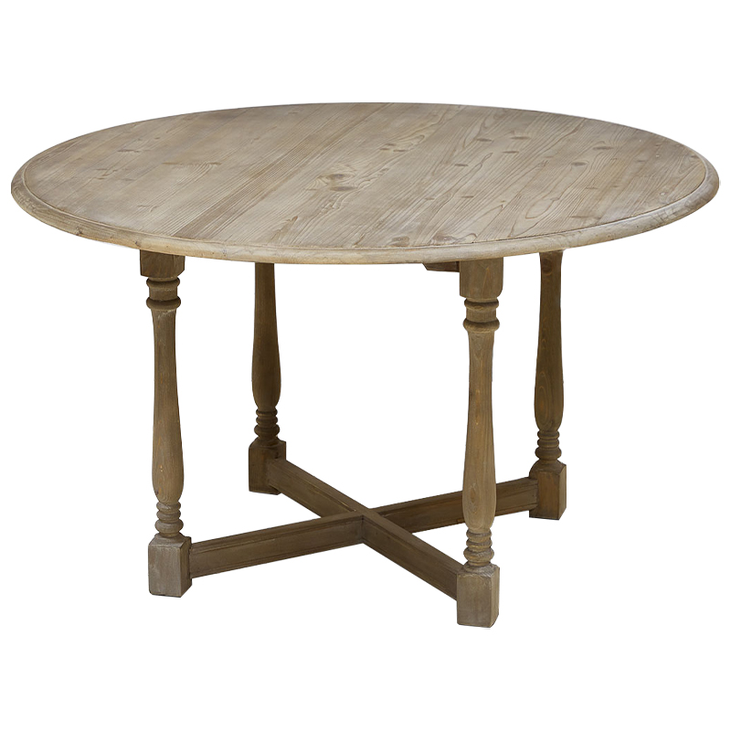Стол круглый Morse Table из массива сосны Древесина Стол круглый Morse Table из массива сосны Древесина в Волгограде | Loft Concept