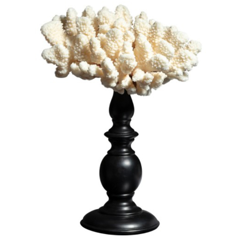 Статуэтка White Coral Decor Белый Черный Статуэтка White Coral Decor Белый Черный в Волгограде | Loft Concept